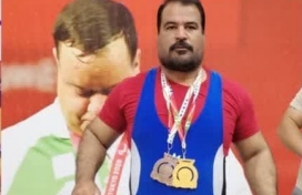 قهرمانی آقای امجد کمالی در مسابقات قهرمانی پرس سینه و پاورلیفتینگ کشوری
