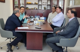 دیدار مهندس مهدی امانی با همکاران اعزامی به هشتمین کنفرانس بین المللی مدیریت دانشی